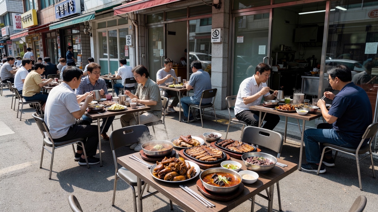 1동탄 맛집 남광장 주변 한식당 거리